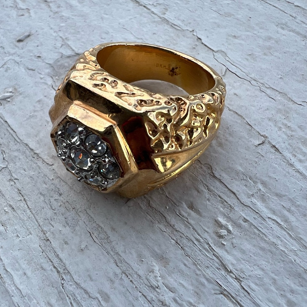 🎈🎉Host Pick🎊 Kentucky Cluster Hexagonal Men's Ring Sz 8.75 - Picture 4 of 4